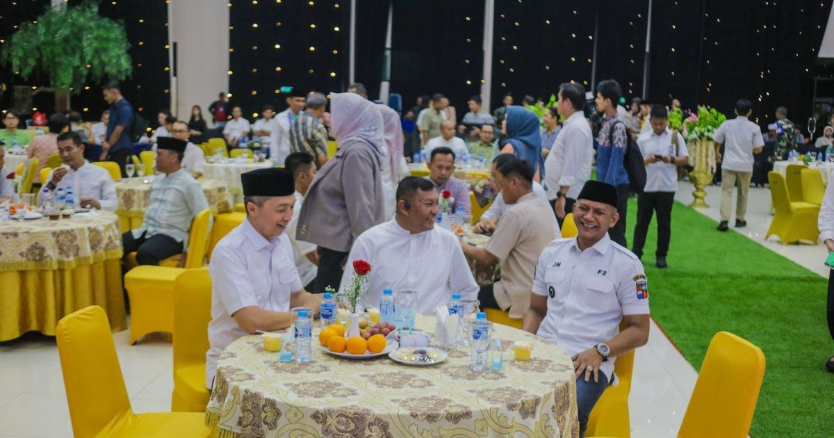 Pererat Silaturahmi Forkopimda, Dedie–Jenal Hadiri Buka Puasa Bersama di Lanud ATS