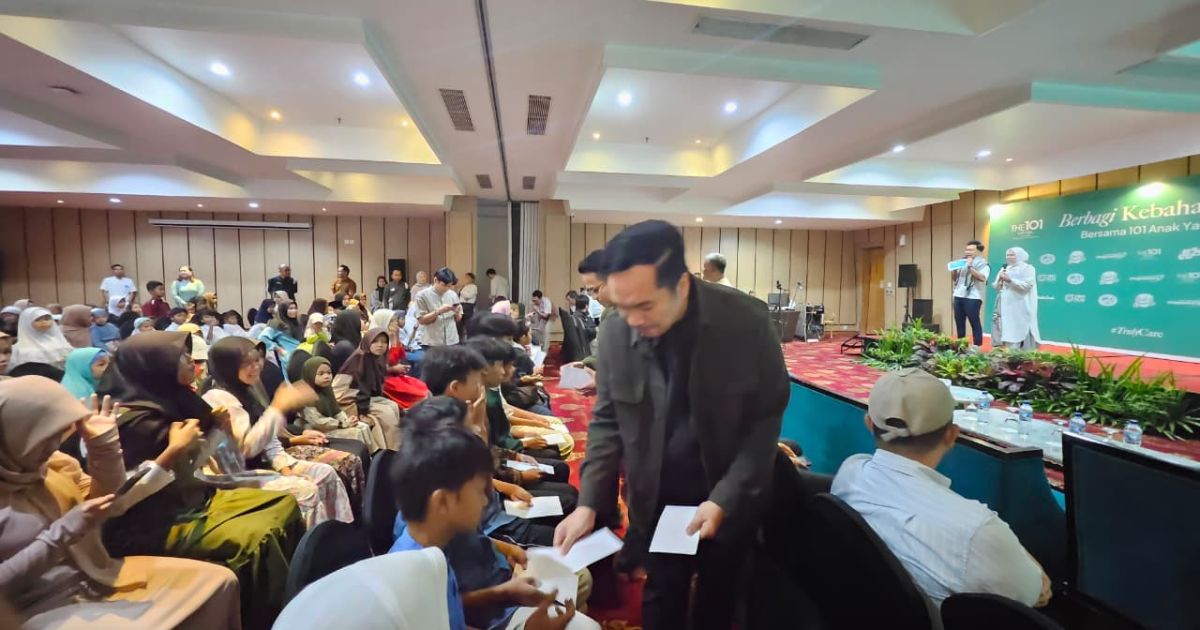 101 Anak Yatim Terima Santunan dari Radio Megaswara dan THE 1O1 Bogor