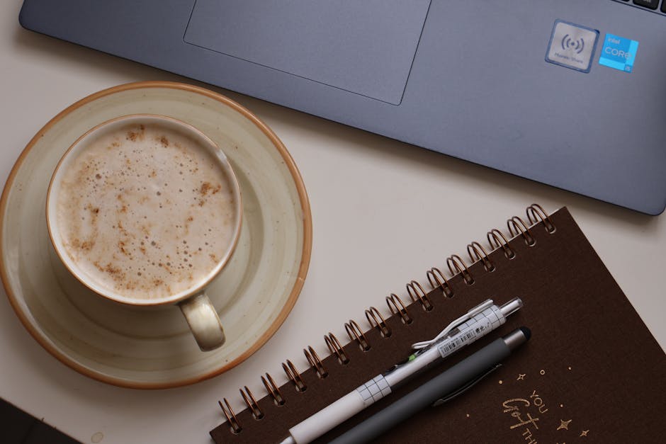 Ilustrasi seorang cendekiawan Muslim yang sedang duduk merenung di depan meja kayu berisi buku-buku klasik dan pena, dengan latar belakang jendela yang menampilkan cahaya matahari pagi yang tenang.